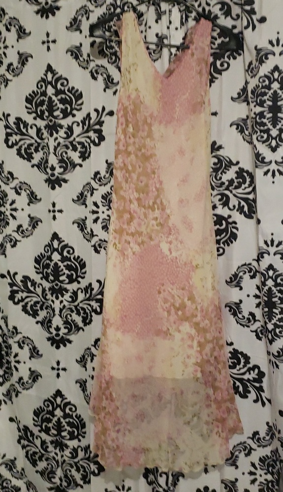 Nolita dress girls size large pink floral